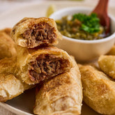 Empanadas de Yuca-Queso Rellenas de Carne Desmechada