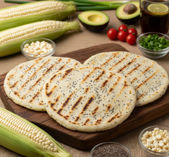 Arepas de Maíz con Chía y Sal x 5 unidades