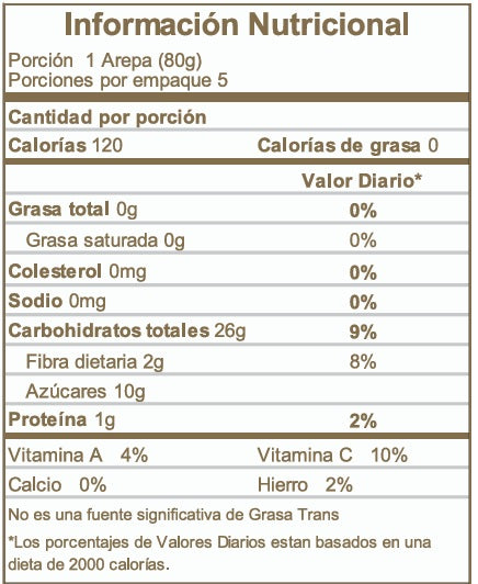 Arepas de Plátano Maduro